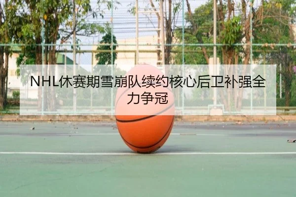 NHL休赛期雪崩队续约核心后卫补强全力争冠